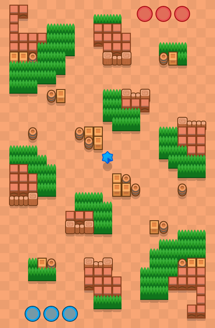 Rähinää iltahämyssä Brawl Stars map