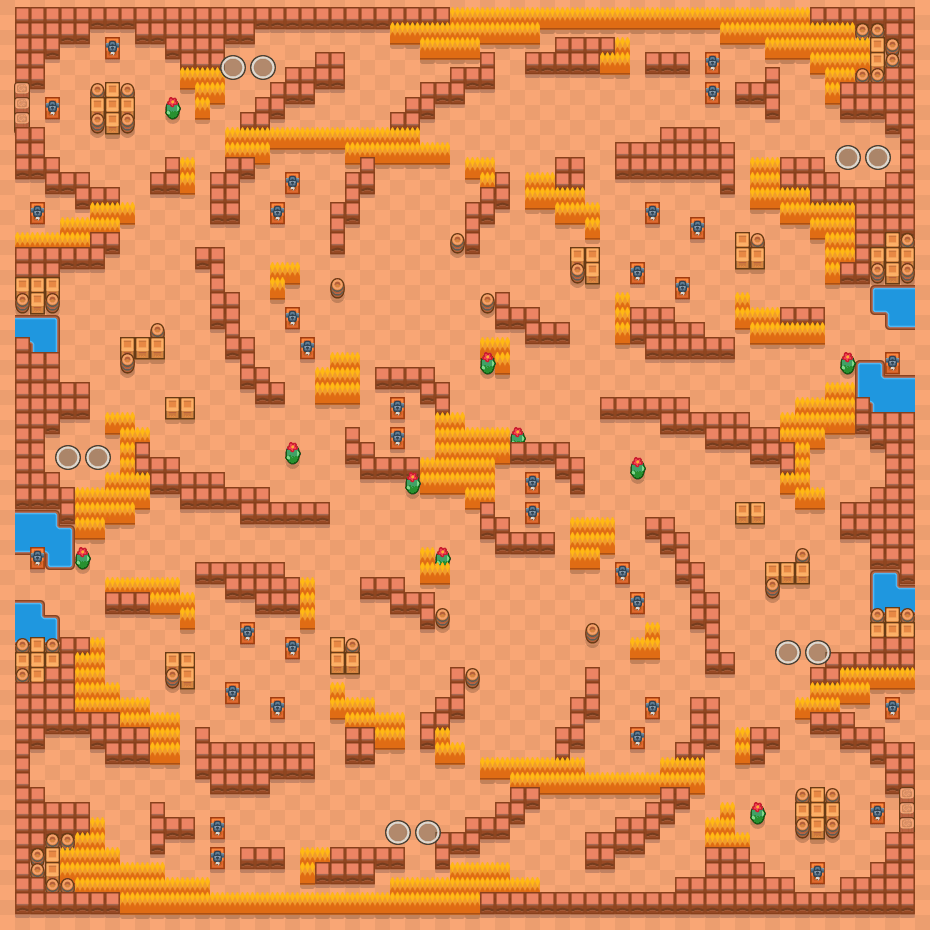 Paraje radiante Brawl Stars map
