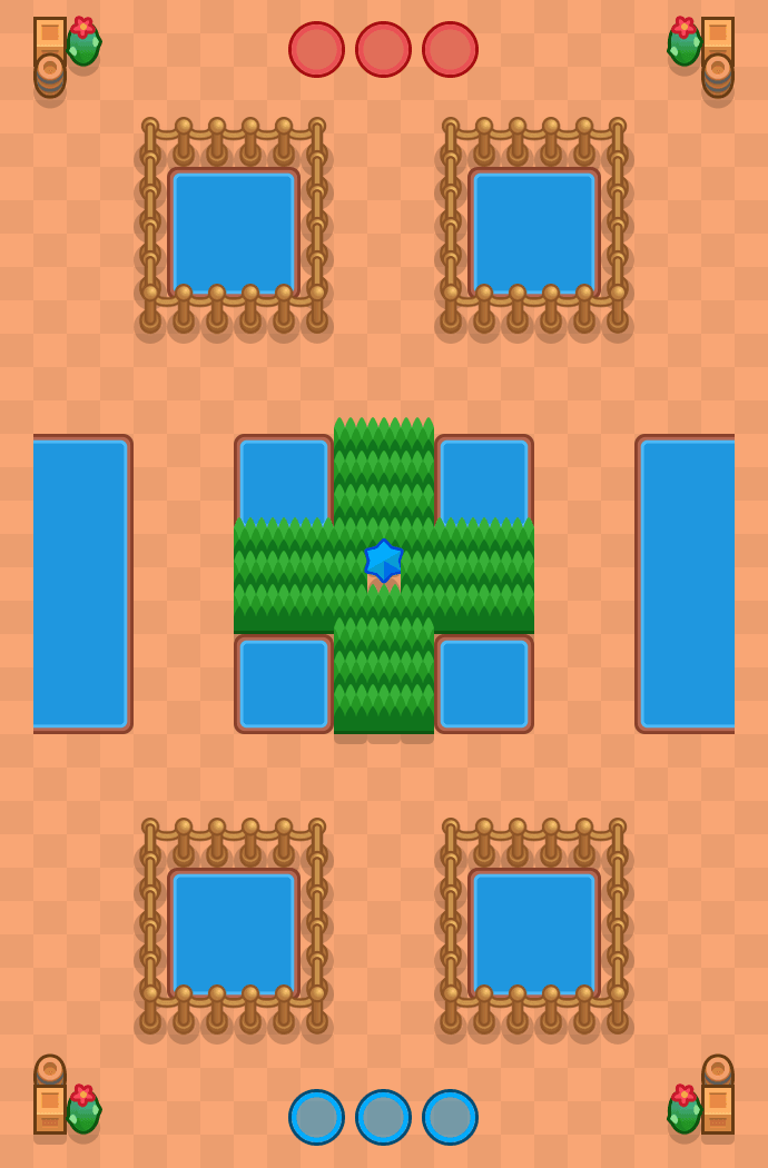 Tiny Islands Brawl Stars map