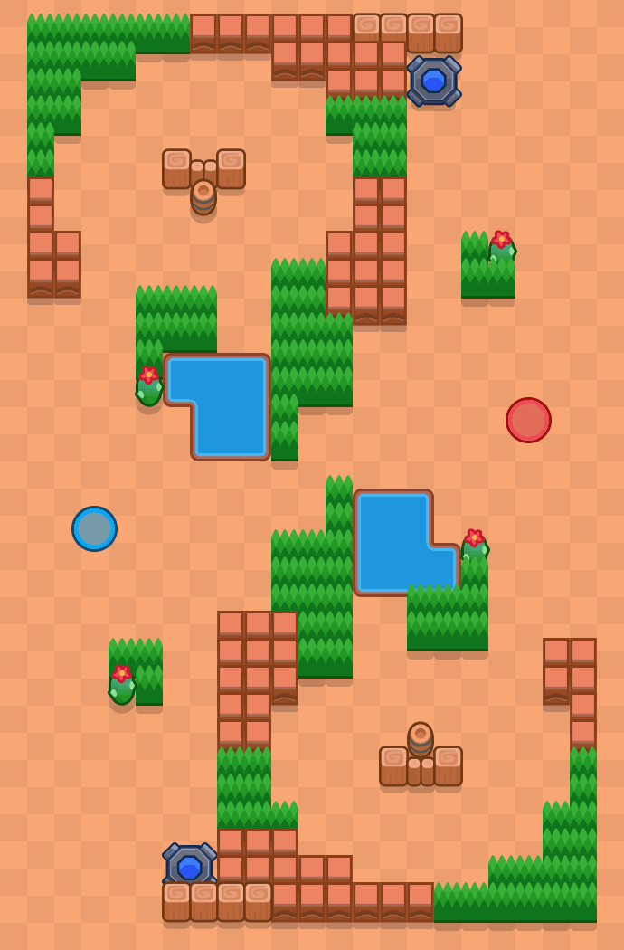 Tirando onda Brawl Stars map
