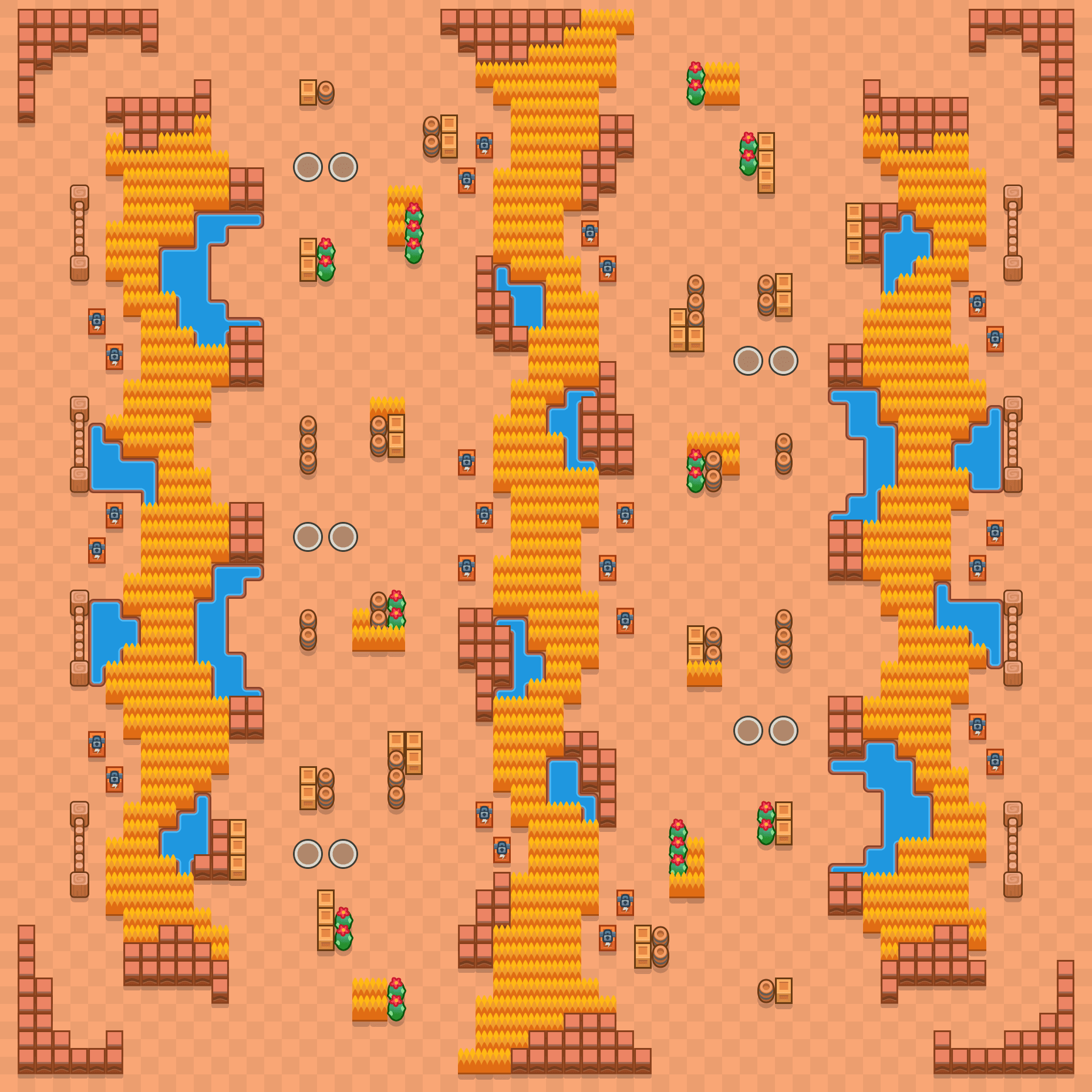 Twisting Vines Brawl Stars map