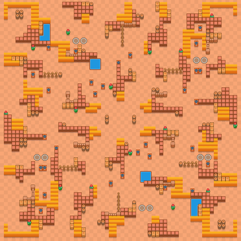 Siegerstraße Brawl Stars map