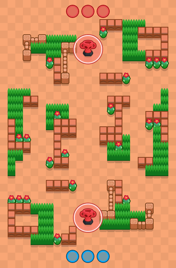 Sisään ja ulos Brawl Stars map