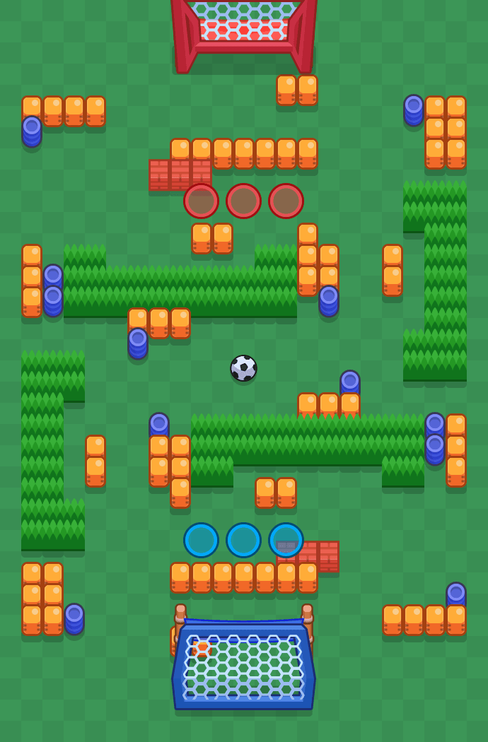 Con el pie izquierdo Brawl Stars map