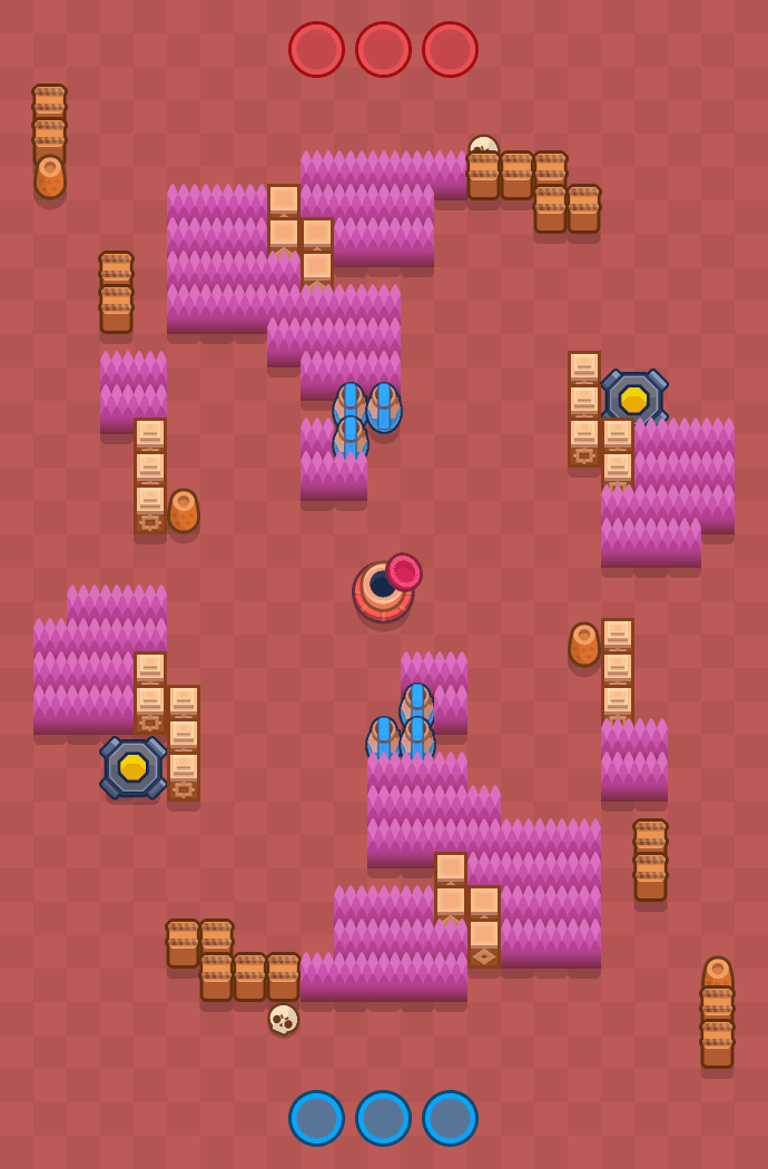 Vallée des murmures Brawl Stars map