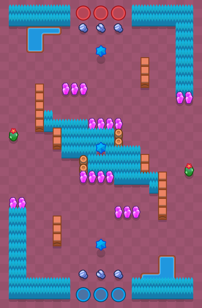 Wild Greens Brawl Stars map