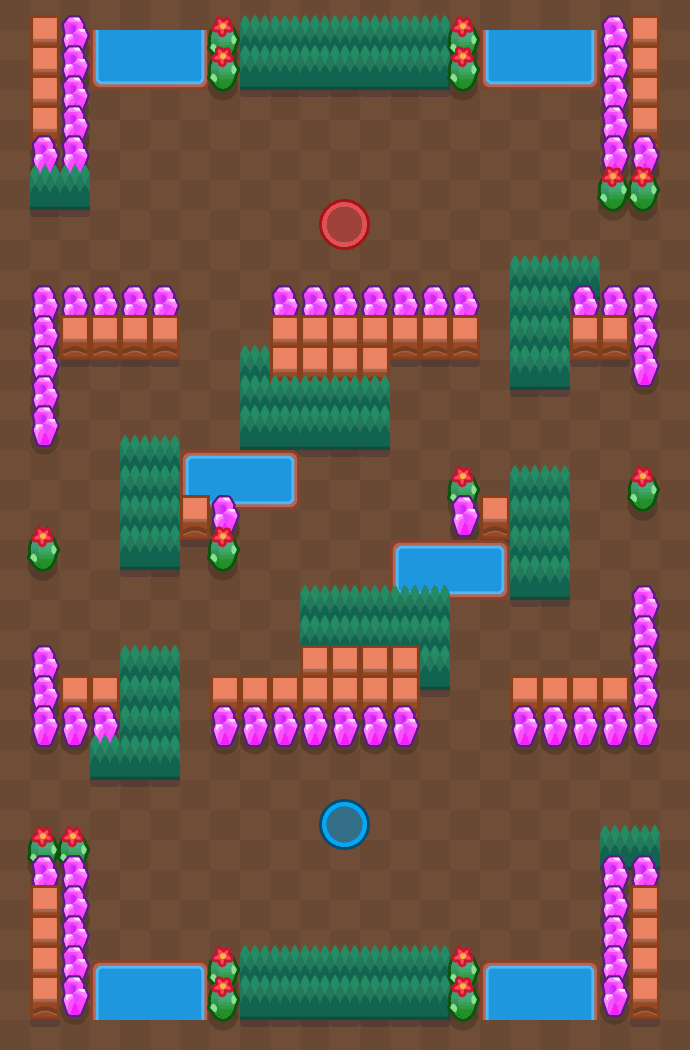 Zen-puutarha Brawl Stars map