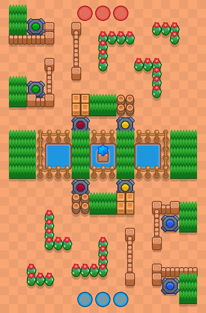 Zip Zap Brawl Stars map