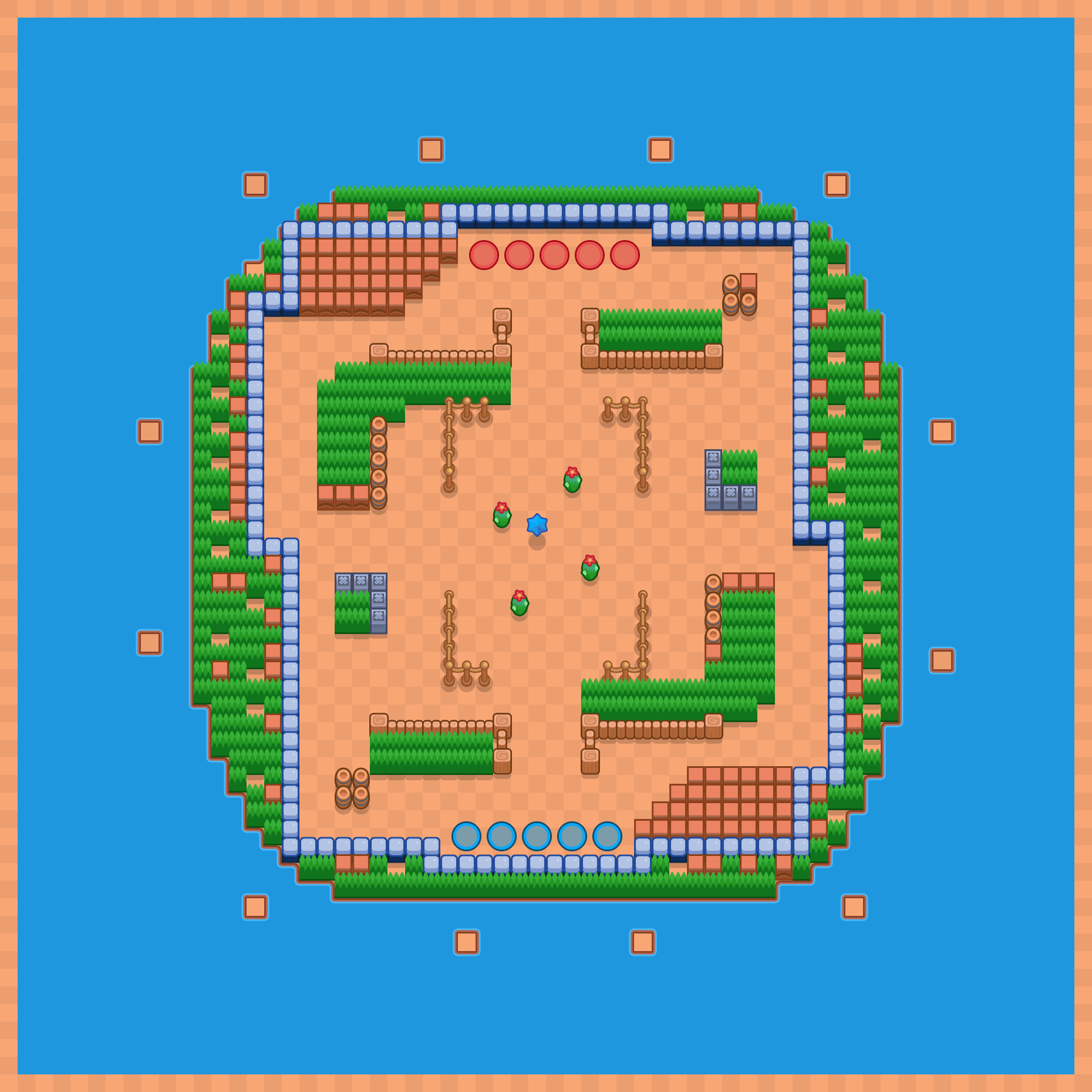 Taman berais Brawl Stars map