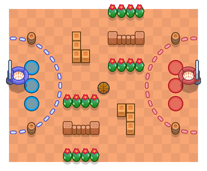 Alley Oop Brawl Stars map