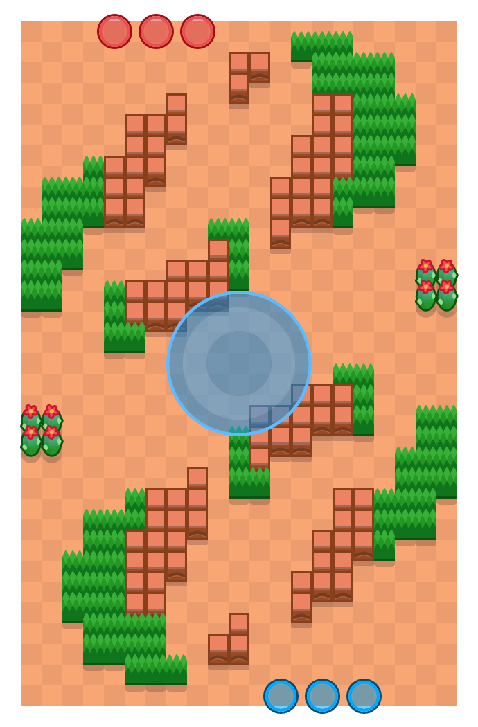 Back Shuffle Brawl Stars map