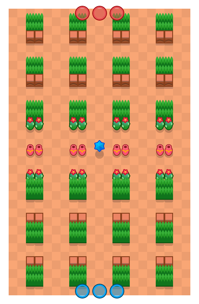 Excel Brawl Stars map