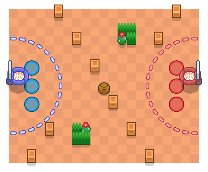 Slam Dunk Brawl Stars map