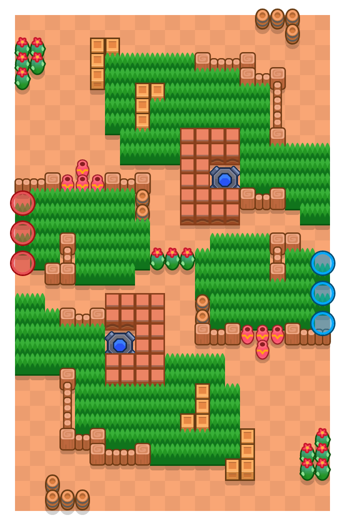 Snake Out Brawl Stars map
