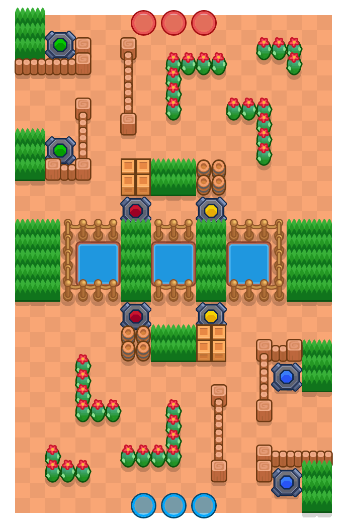 Zip Zap Brawl Stars map